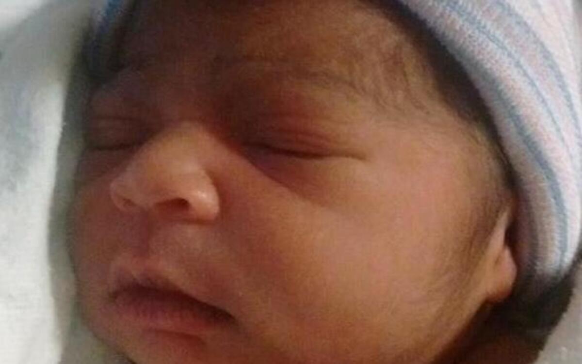 Amilyah M. Foreman, who was born last month. The baby was last seen at 8:30 p.m. Sunday.