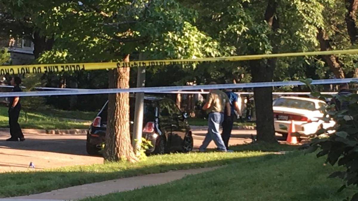 Kansas City police investigate a woman’s death at 58th and Grand in Brookside.