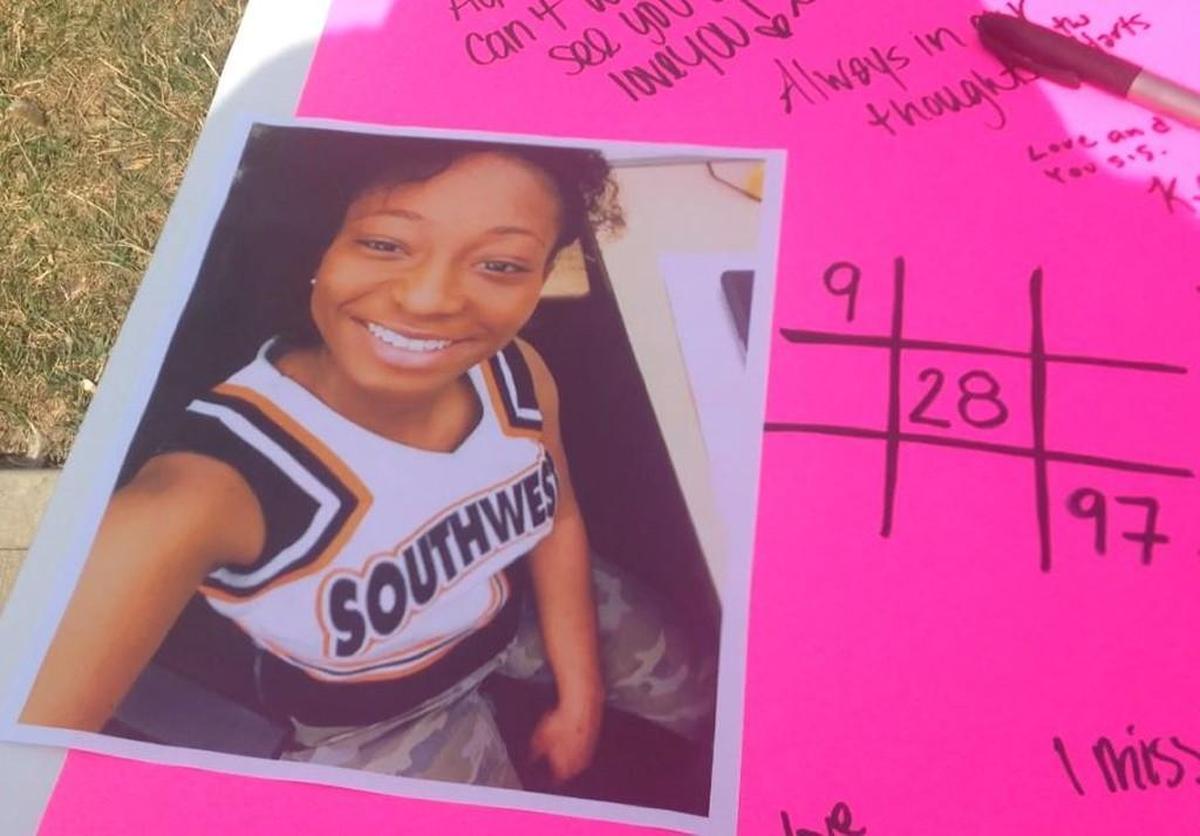 The friends and family of Daizsa Bausby honored her at what would have been her 2016 Southwest High School graduation.