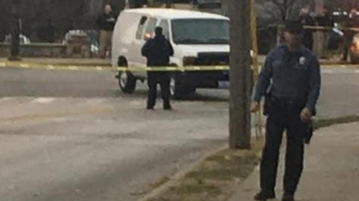 Kansas City police were investigating a homicide at Independence and Woodland avenues on Tuesday.