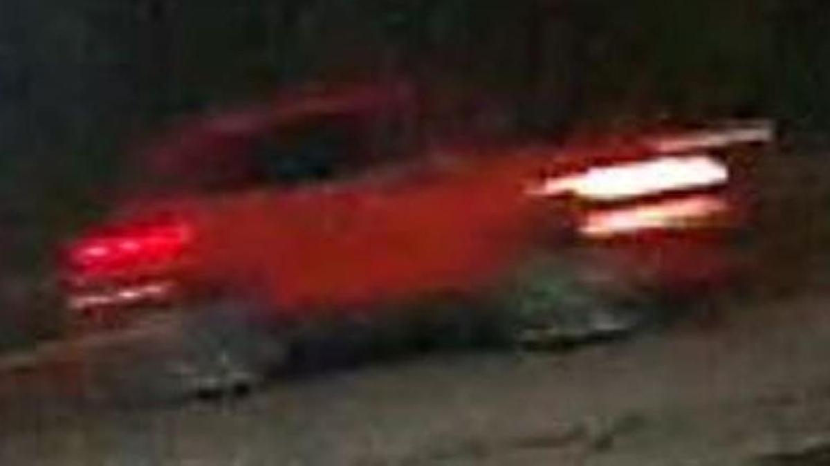 Kansas City, Kan., police investigating a homicide released an image of a suspect vehicle. It is believed to be a small, red SUV.
