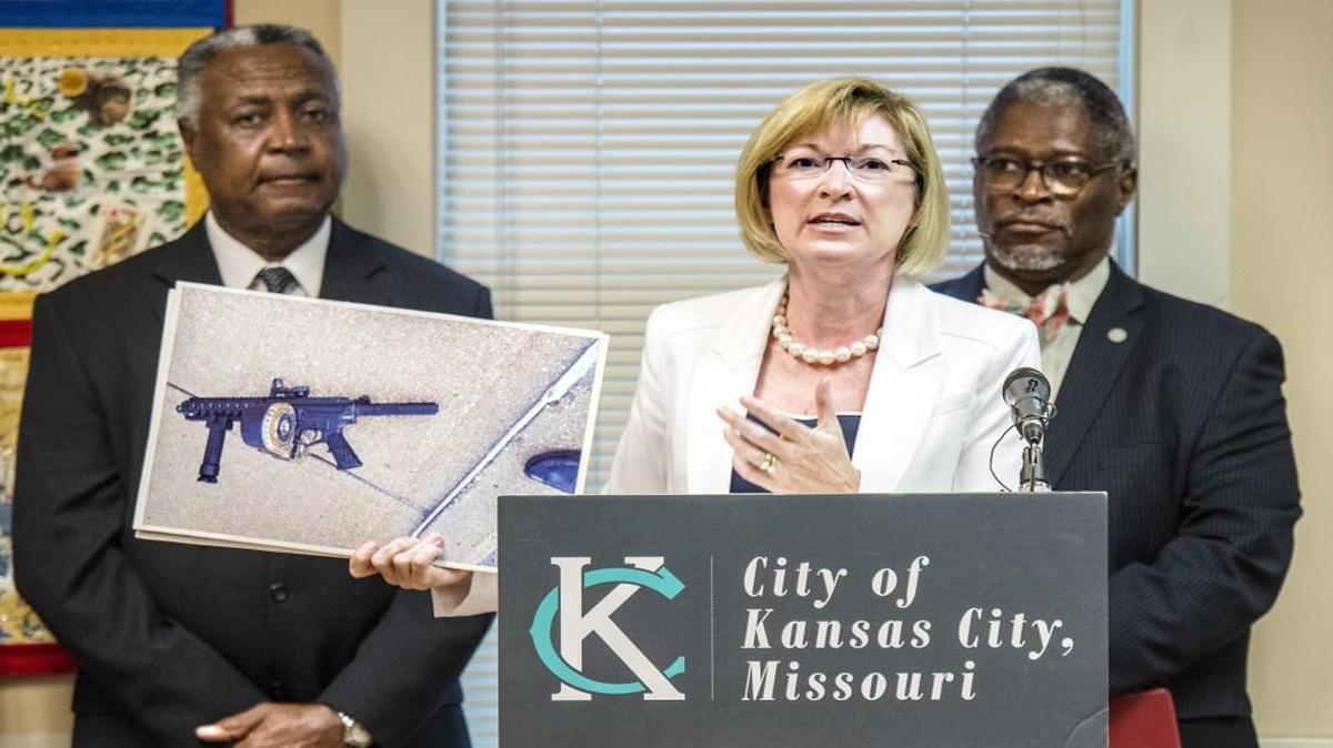 Jackson County Prosecutor Jean Peters Baker (shown at an event last month) has become more outspoken recently about ramping up transparency in the handling of police use of force. She created a use of force committee in 2012 but now wants to call more attention to it. “The community should know our findings will be detailed in public, in the form of a detailed letter or criminal charges, because, in the end, the community should be given an opportunity to review our decision,” Baker said recently. “This process allows that to happen. We realize we are accountable to the community.” At the Sept. 13 event, she joined Jackson County Executive Frank White and Kansas City Mayor Sly James in discussing the issue of concealed carry.