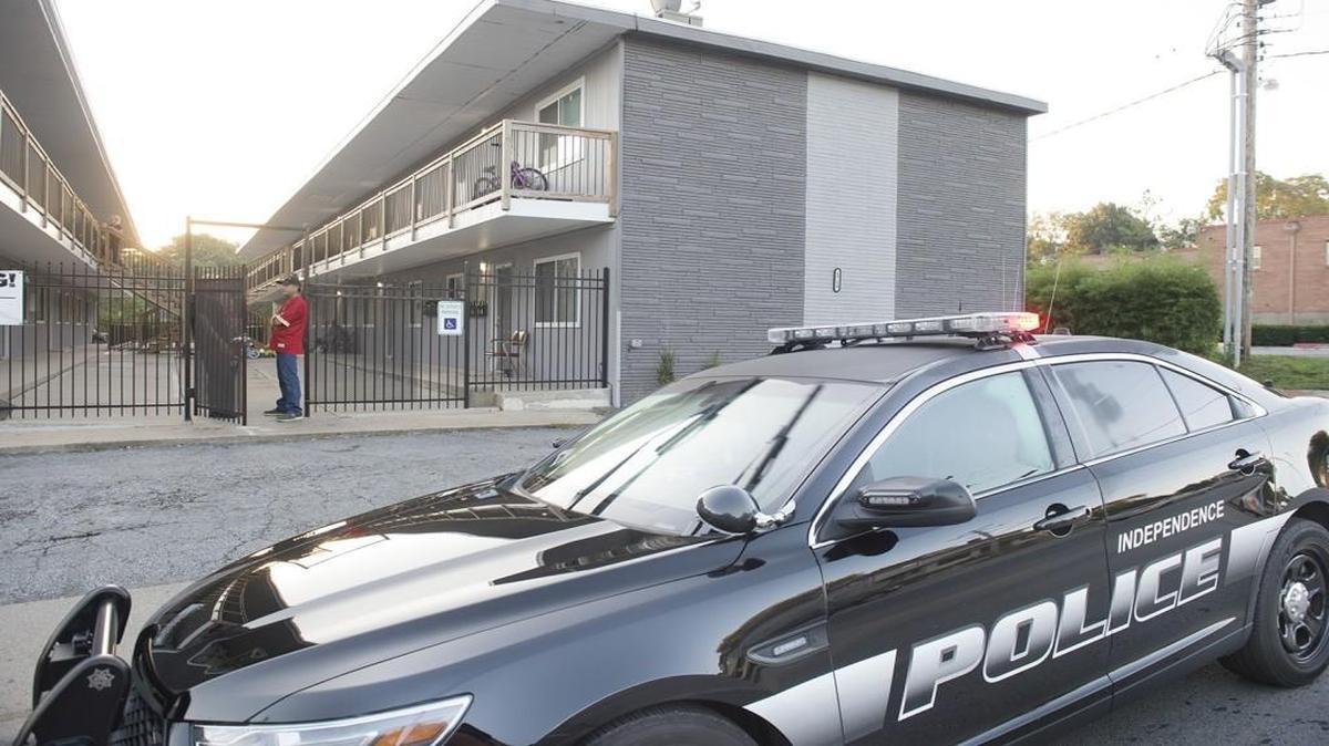 Two people are in custody after a man was shot in Independence around midnight Thursday night and later died, which led to an hourslong standoff at this apartment building at 1719 Sterling Ave.