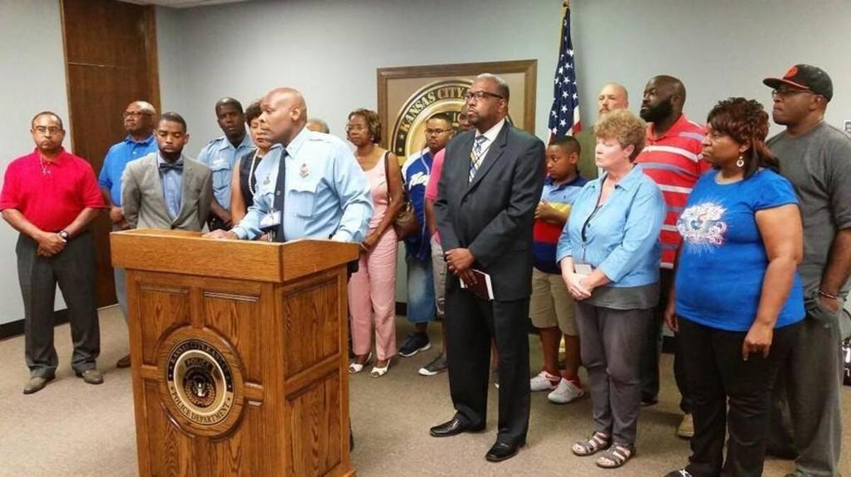 Kansas City, Kan., Deputy Police Chief Tyrone Garner implored citizens to help stem the tide of violence during a news conference Saturday at department headquarters.