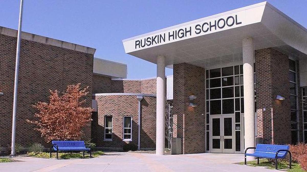 Ruskin High School in the Hickman Mills School District in south Kansas City was placed under a “soft” lockdown Tuesday afternoon after an altercation between a parent, his child and another student resulted in critical injuries to the student.