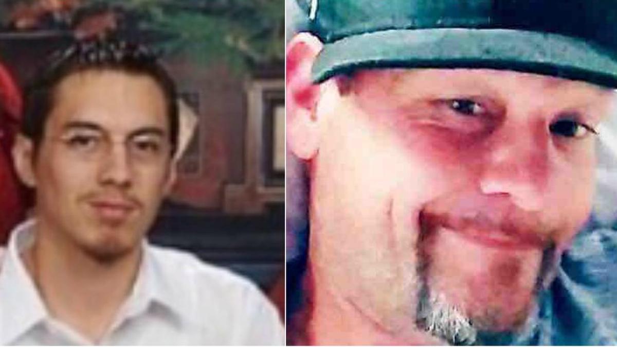 Joe Bosquez, left, and Steven Gelhart died along with Gelhart’s fiancee, Destiny Gregory, in a crash in Kansas City, Kan. Dec. 7.