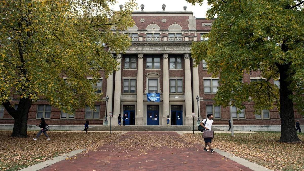 Southwest High School, at 6512 Wornall Road, has seen its student body shrink and its graduation rate plummet in recent years.