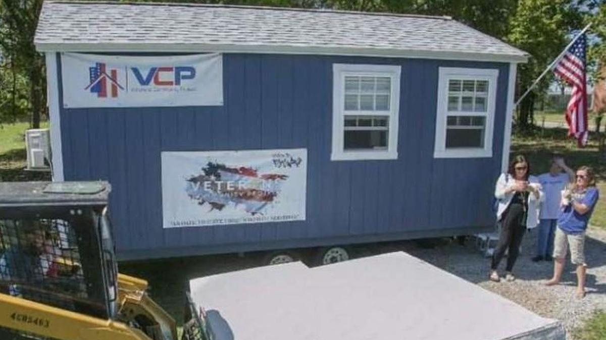 The Veterans Community Project is building a village of “tiny houses” in Kansas City to create permanent housing for homeless veterans.