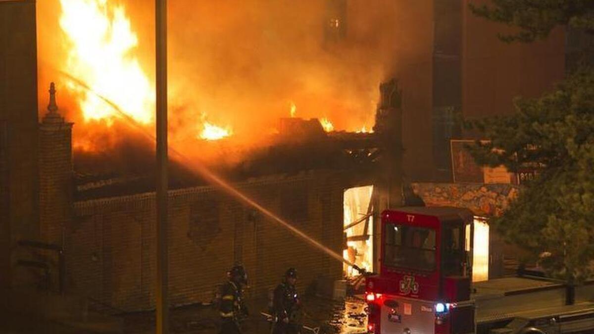 
A natural gas explosion and fire destroyed JJ’s restaurant near the Country Club Plaza on the evening of Feb. 19, 2013.



