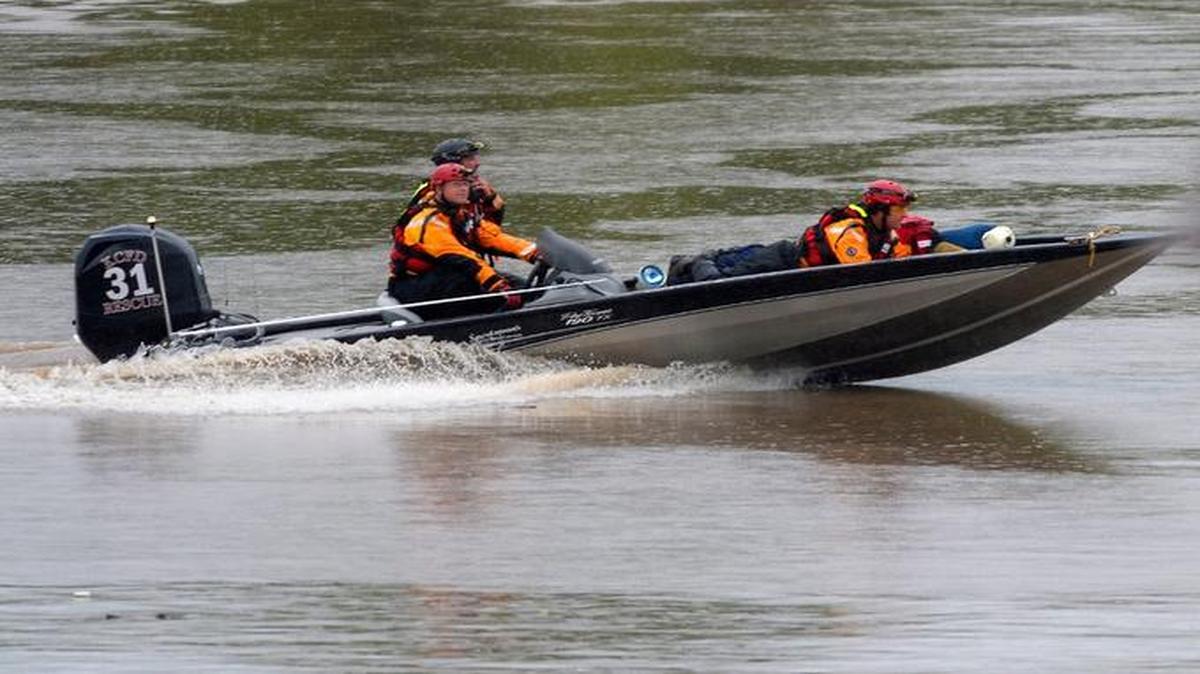 
Firefighters in Kansas City and Kansas City, Kan., investigated a report Friday of a vehicle swept into the Kansas River.
