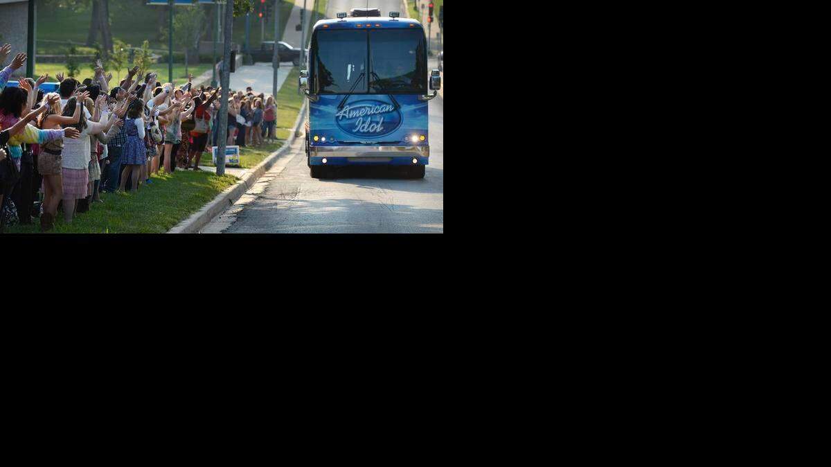 
Hundreds of people lined up early Monday morning as the American Idol bus rolled into Kansas City and stopped on the campus of UMKC, where auditions took place.

