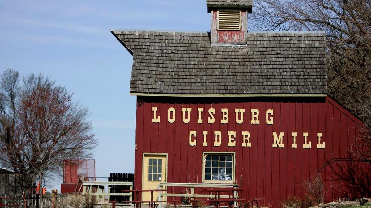 The Louisburg Cider Mill in Louisburg, Kan., in Miami County
