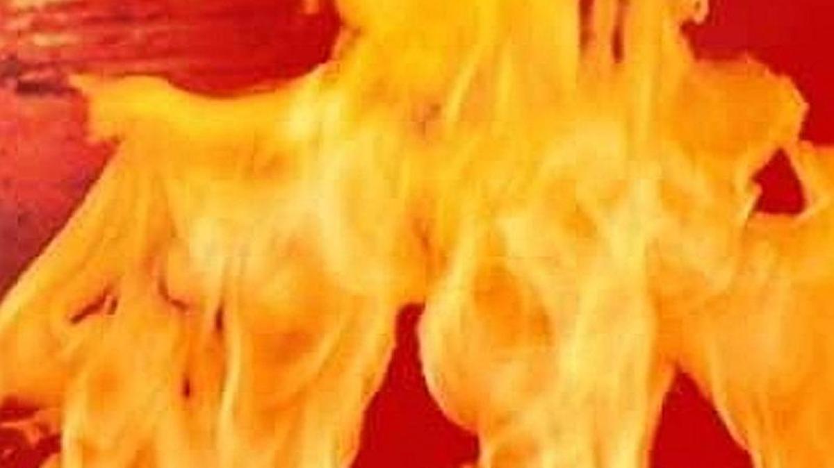 A fire early Tuesday heavily damaged a Lee’s Summit house. Firefighters fought the blaze defensively to keep it from spreading to a nearby house.