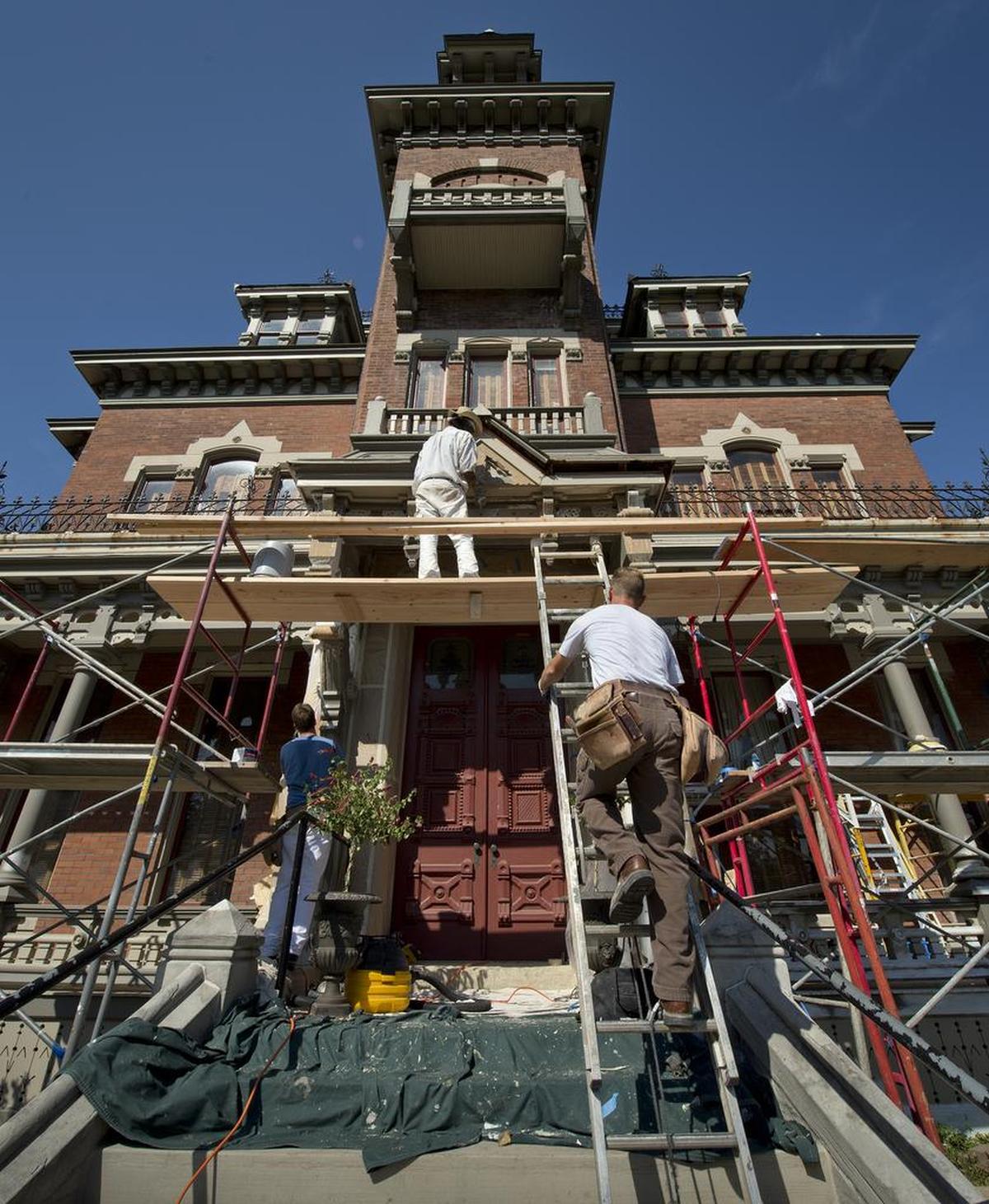 The Vaile Mansion has required repairs for many years.