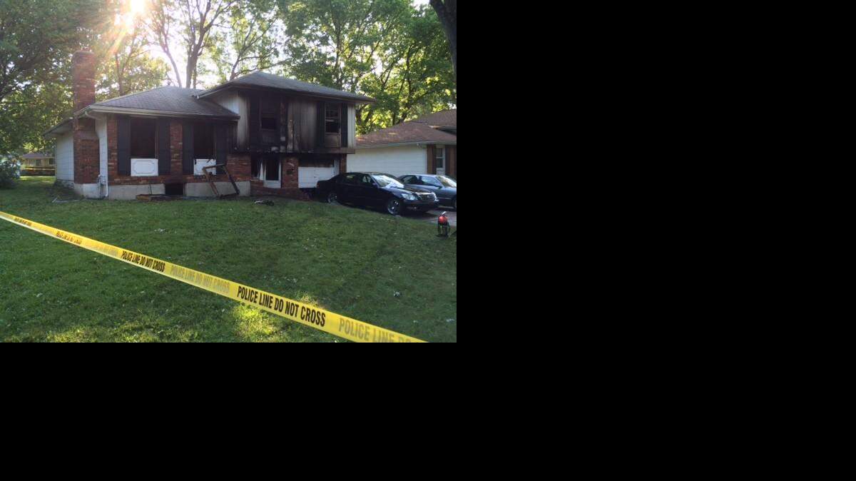 
Fire officials say an adult and an infant died in a fire at this house in Grandview. 
