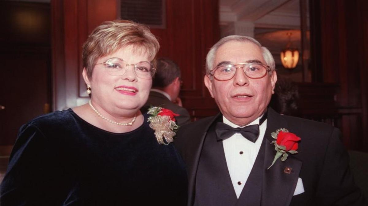 Manny Lopez and his wife, Vivian Lopez, attended a banquet in 1999 when Manny Lopez was named restaurateur of the year by the Greater Kansas City Restaurant Association.