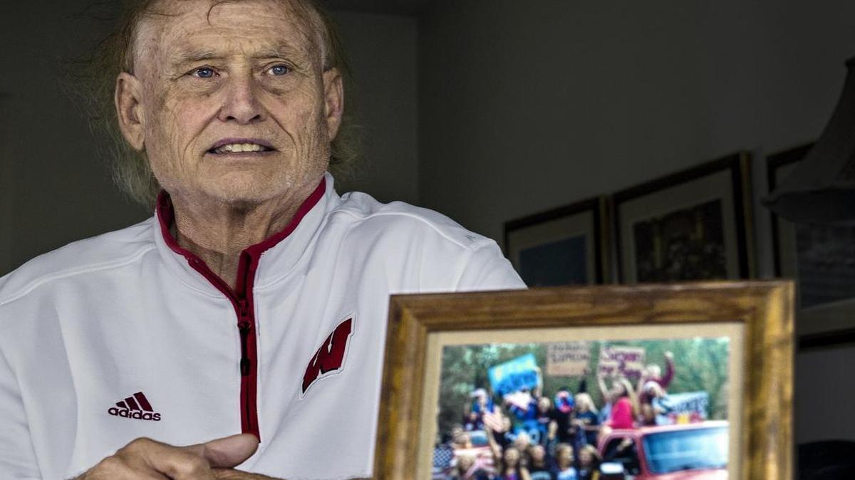 
After 47 years, Ken Simon lost his job as a teacher at Raymore-Peculiar High School. He was suspended in April after showing an anti-gay propaganda film to students. He says he did it to show how times and attitudes have changed. He regrets not having a last day with students.
