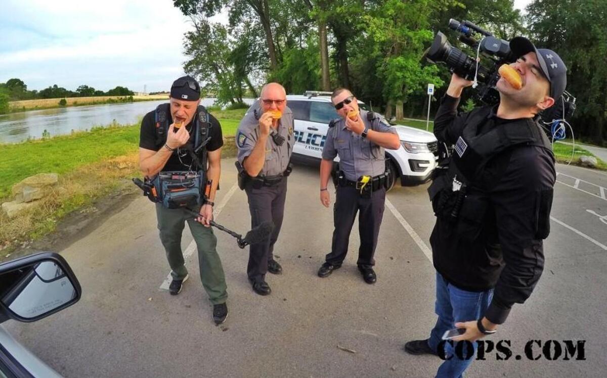 The TV reality show “COPS” announced this week that it has filmed a show with the Lawrence Police Department.