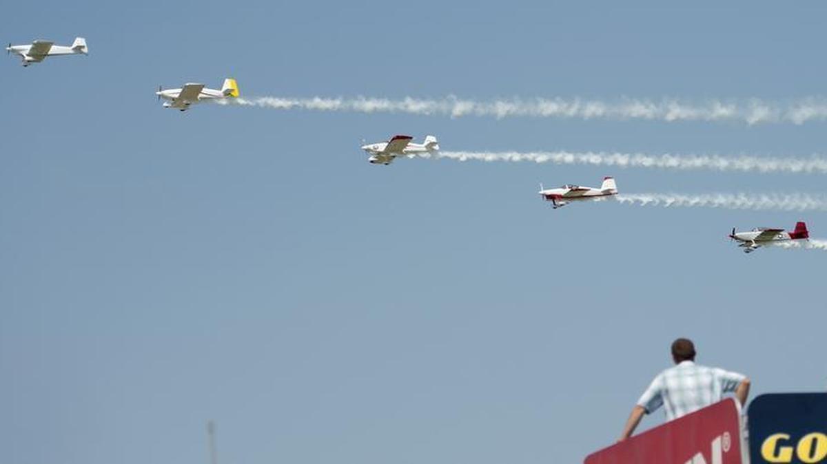 
The Kansas City Air Show drew more than 20,000 spectators to Downtown Airport on Saturday, and many more filled streets downtown.
