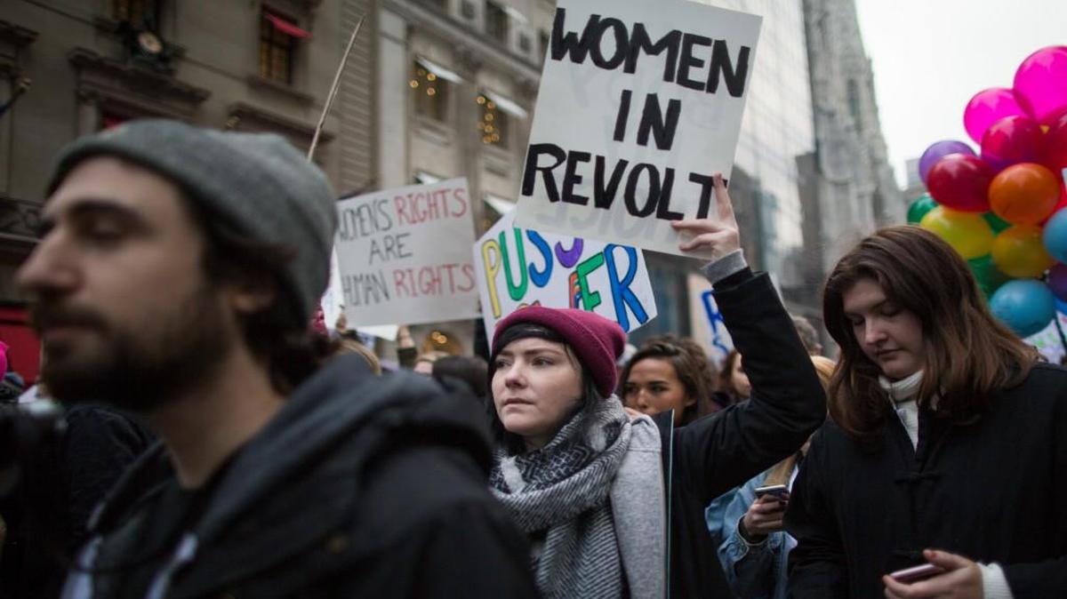 In an offshoot of the Jan. 21 Women’s March (pictured), women are encouraged not to work Wednesday as part of A Day Without Women. The events taking place across the country are designed to emphasize the economic contributions of women.
