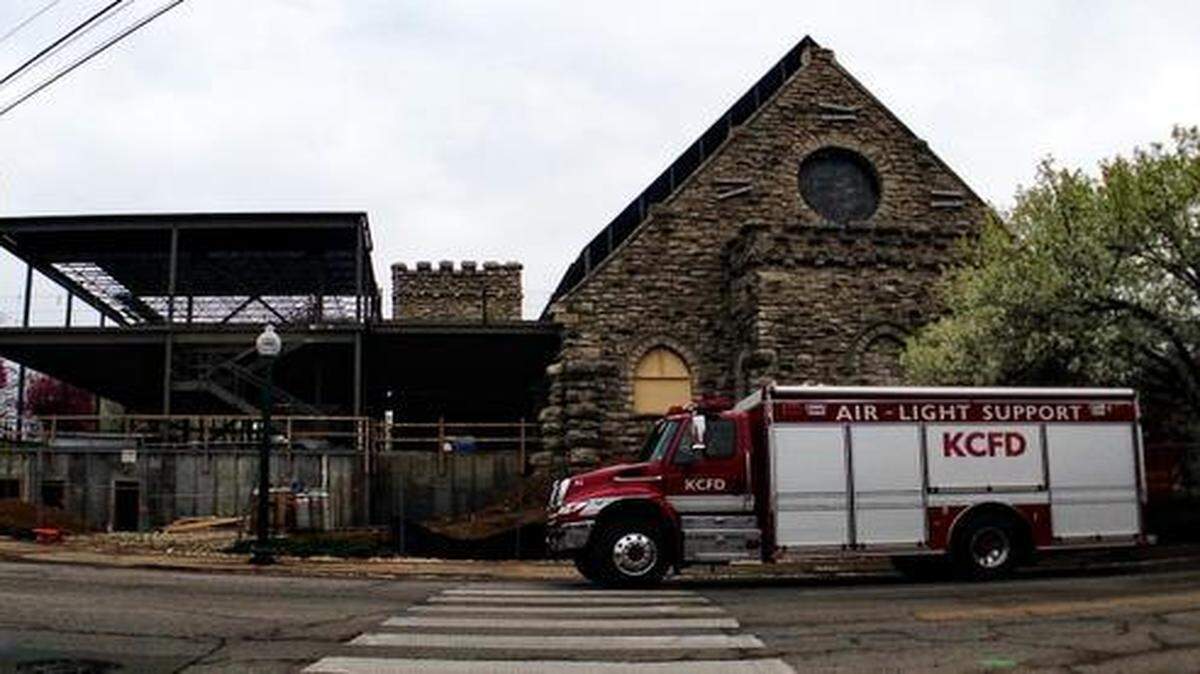 
Firefighters rescued two workers Tuesday morning from the basement of the Westport Presbyterian Church at 201 Westport Road.
