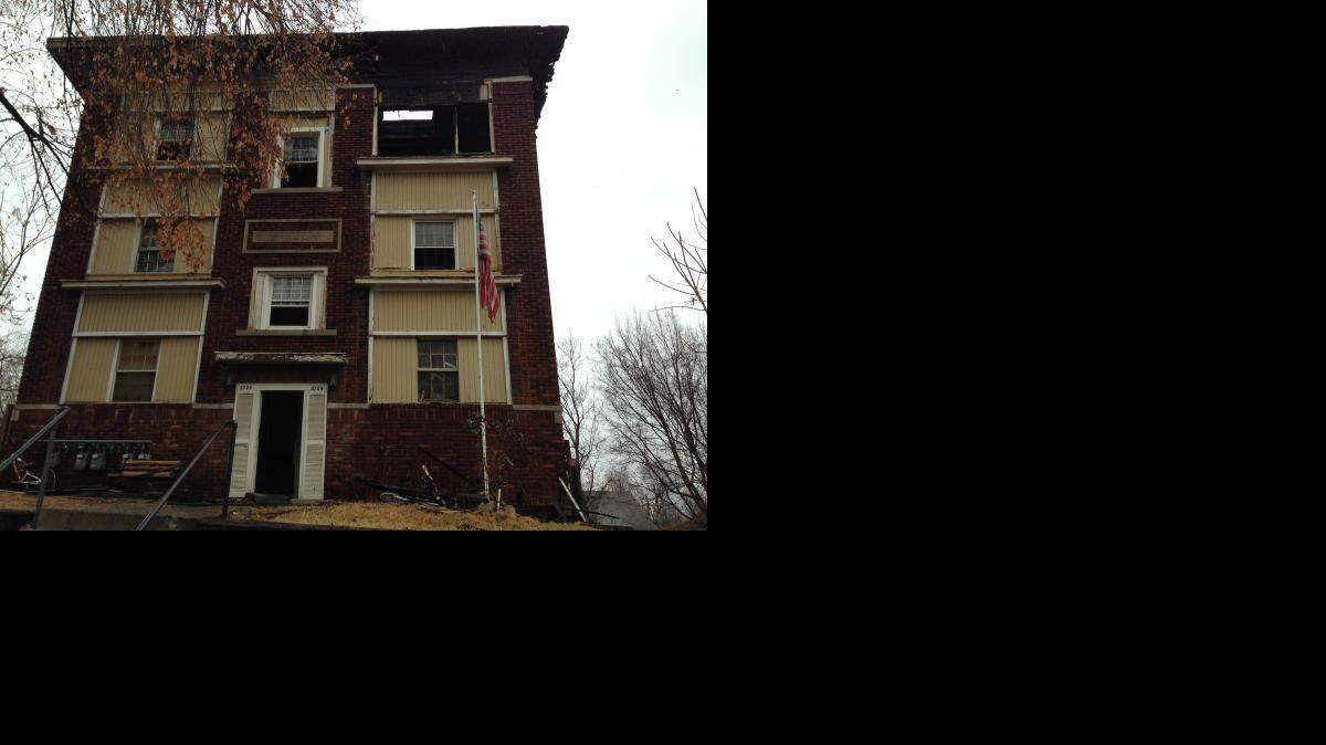 
A resident leaped from a third-story window from this apartment building at 3722-3724 E. 9th St. in Kansas City.
