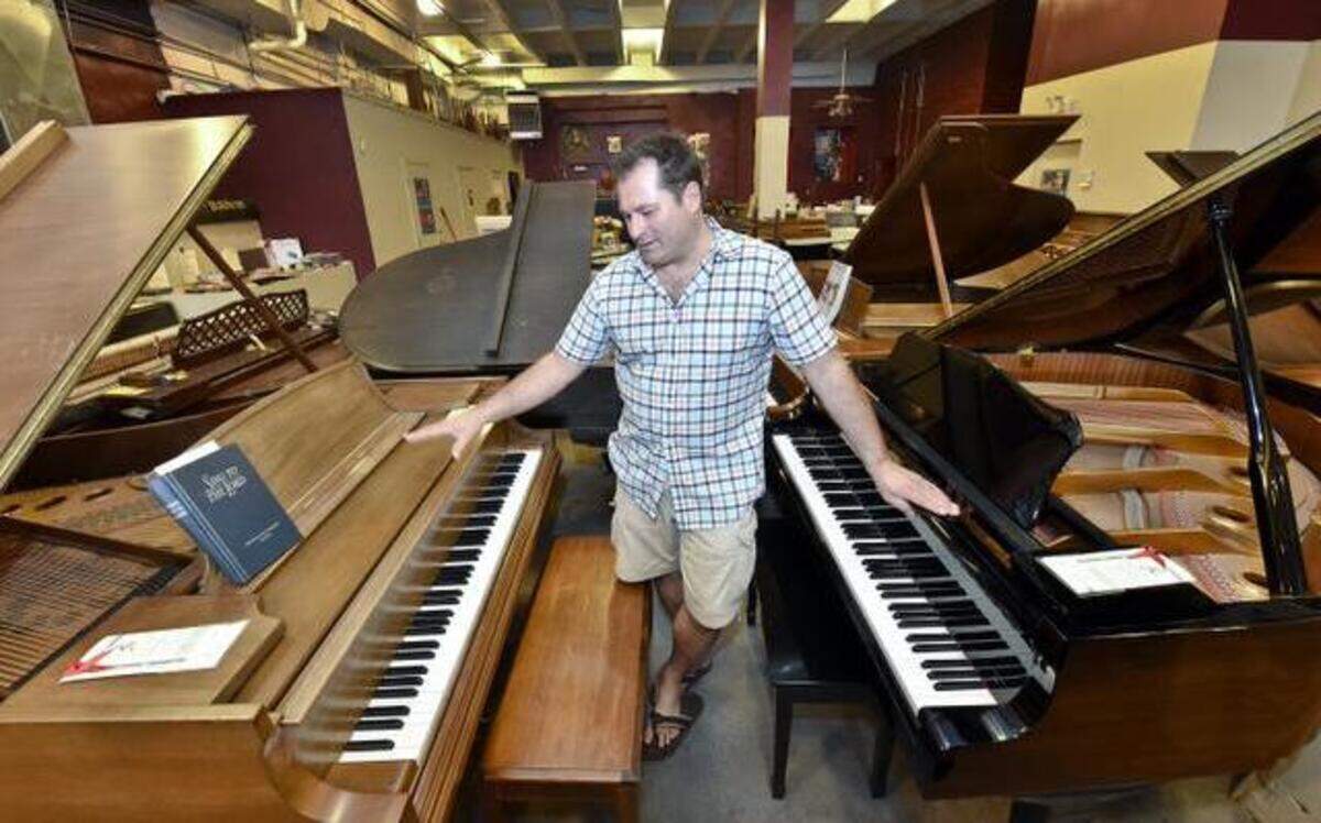 
Piano technician Steve Waters talks about pianos he has restored on Wednesday, Aug. 13, at the Keys 4/4 Kids location in the West Bottoms of Kansas City. The charity, of which Waters is a site manager, takes donated pianos and restores them to be either sold to the public or given to families who could not otherwise afford a piano.






 
