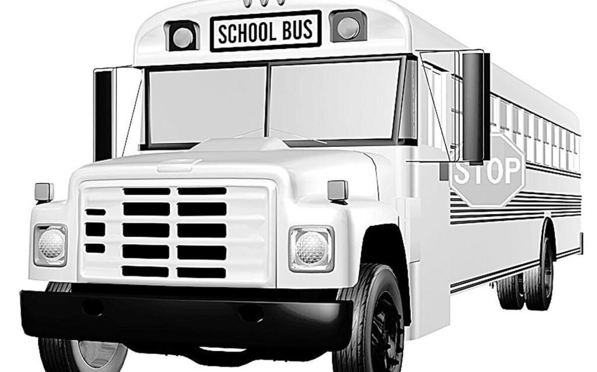 Two adults were taken to a hospital for evaluation after a school bus ran off the road Thursday afternoon in Olathe. One student was on board but was not hurt.