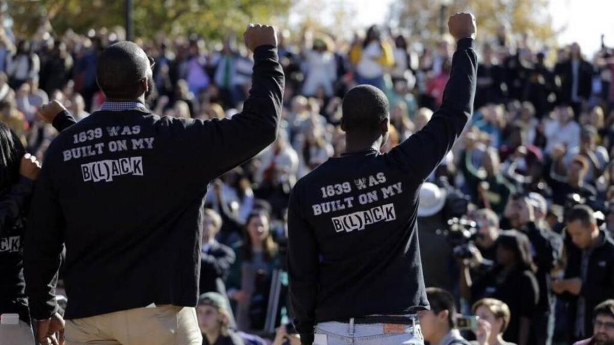 A predominately black student group, Concerned Student 1950, led protests against systemic racism on the MU Columbia campus in 2015