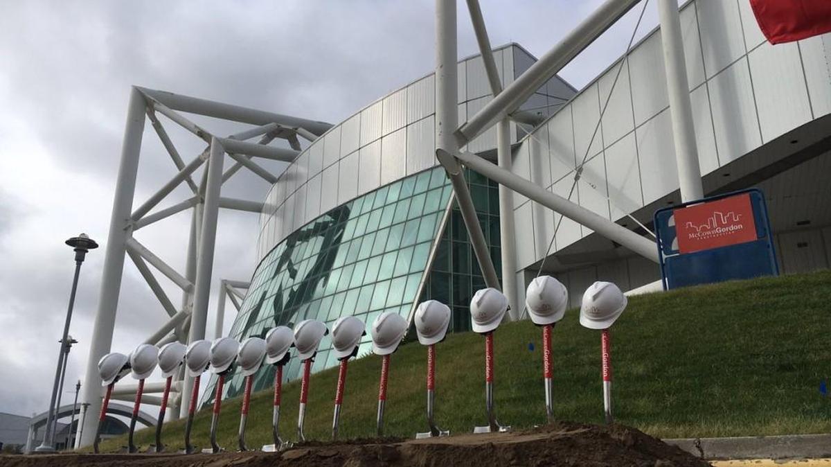 Historic Kemper Arena began a new era Tuesday as ground was broken to turn it into a sporting center named Mosaic Arena.