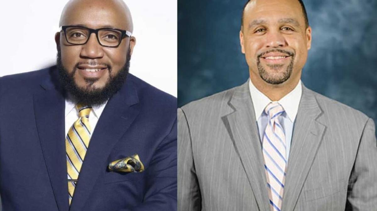 Anthony Lewis (left) is an assistant superintendent in Kansas City Public Schools district. Jayson Strickland (right) is deputy superintendent in Kansas City, Kansas Public Schools. Both are finalists for superintendent of schools in Lawrence, Kan.
