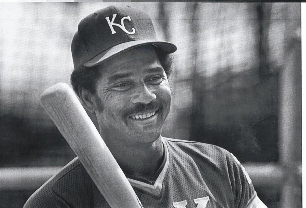 Amos Otis played for the Kansas City Royals between 1970 and 1983.