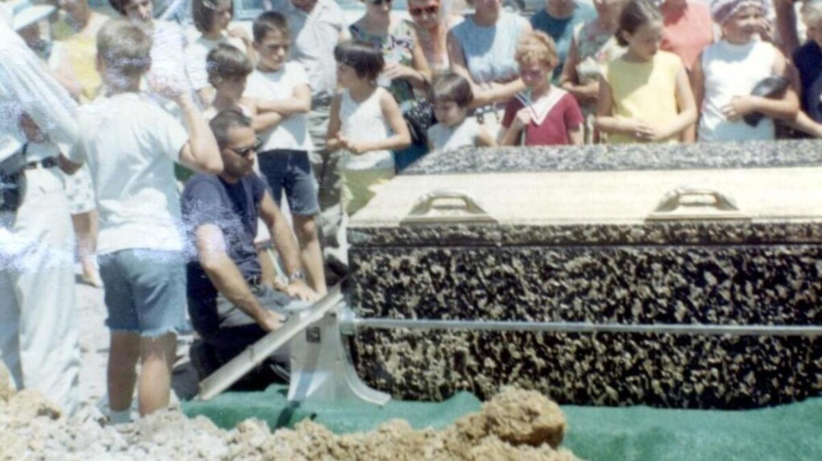 During the city’s centennial celebration in 1968, residents of Peculiar attended the burial of a time capsule vault at the center of the West Broadway and West First Street intersection.