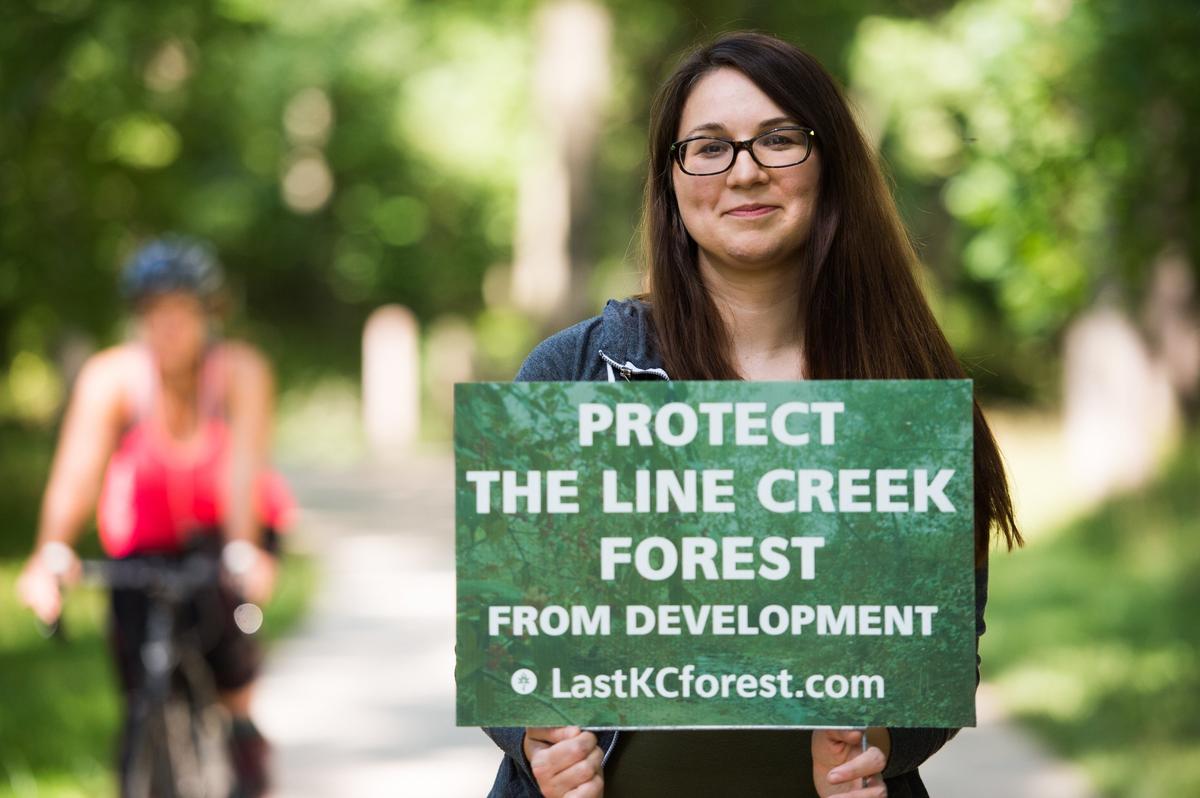 Julie Stutterheim started the group Save the Last KC Forest, which has collected thousands of signatures.