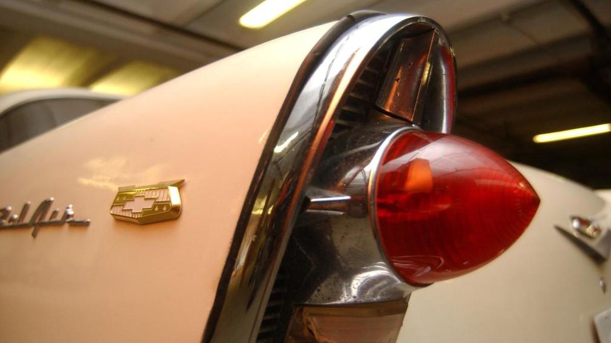 No, the tail light I changed was NOT on a 1956 Chevy Bel Air.