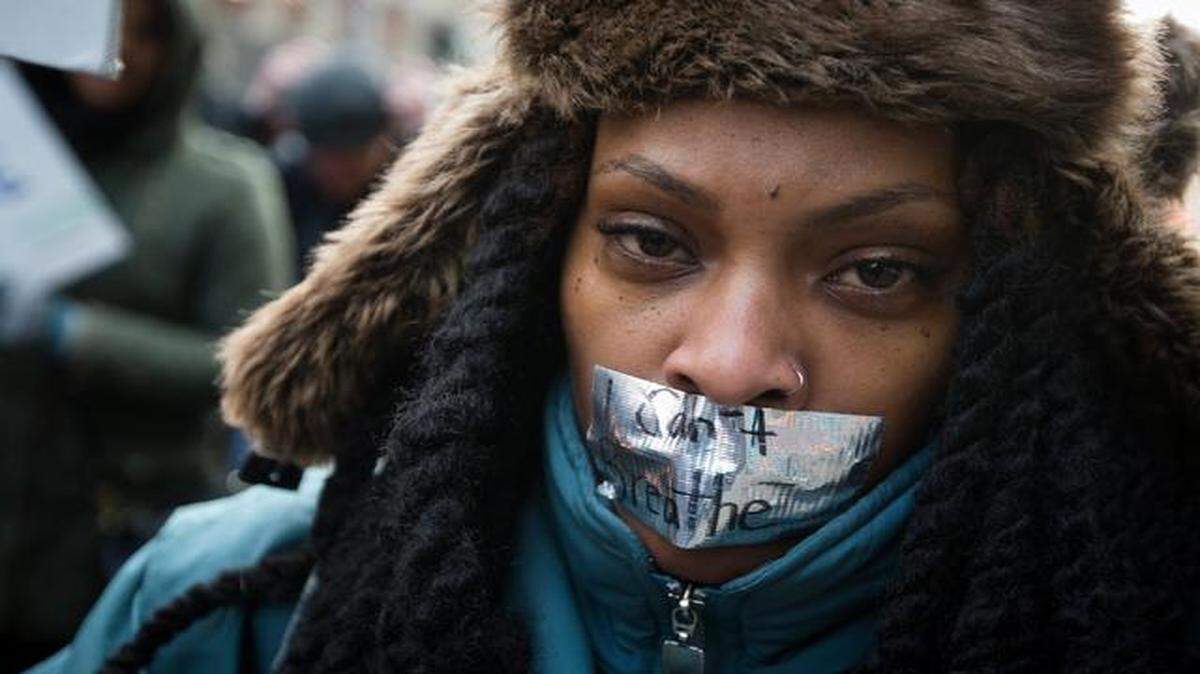 
“I can’t breathe” became the rallying cry for demonstrators who objected to the chokehold death of Eric Garner by a police officer in New York. 
