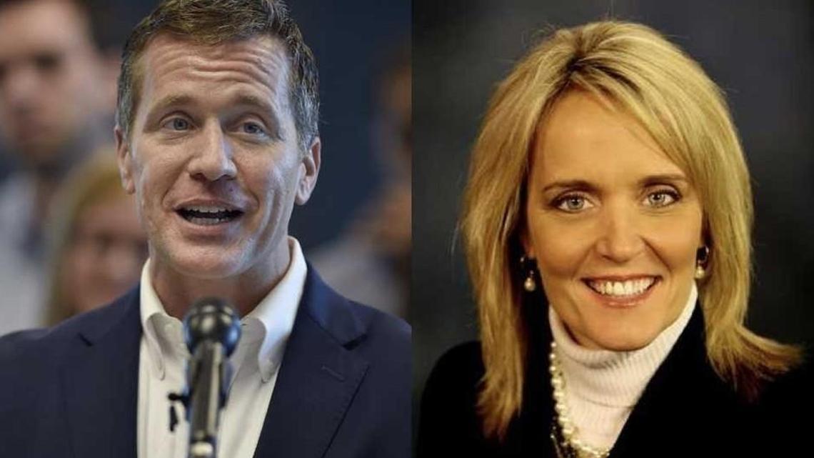 Eric Greitens and former commissioner Margie Vandeven.