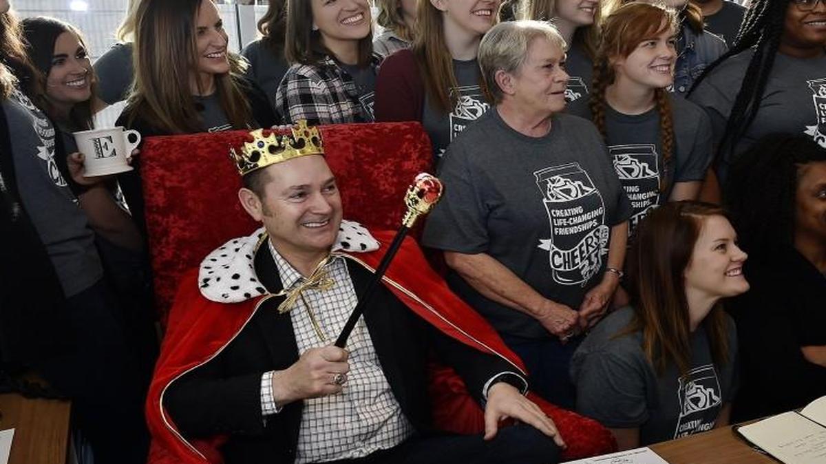 The staff at Big Brothers Big Sisters of Greater Kansas City threw Micheal Lawrence a surprise breakfast last week to celebrate his 25 years with the nonprofit, where he started as a case manager. Lawrence has been CEO for a decade.