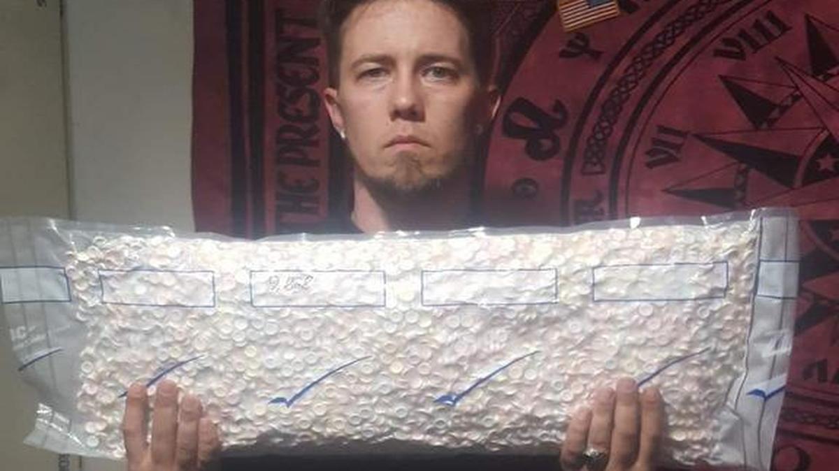 Joshua Lee, a disabled Missouri veteran, found viral fame last week when he posted a photo of 9,828 Smarties representing the pills he takes every year for his medical problems.