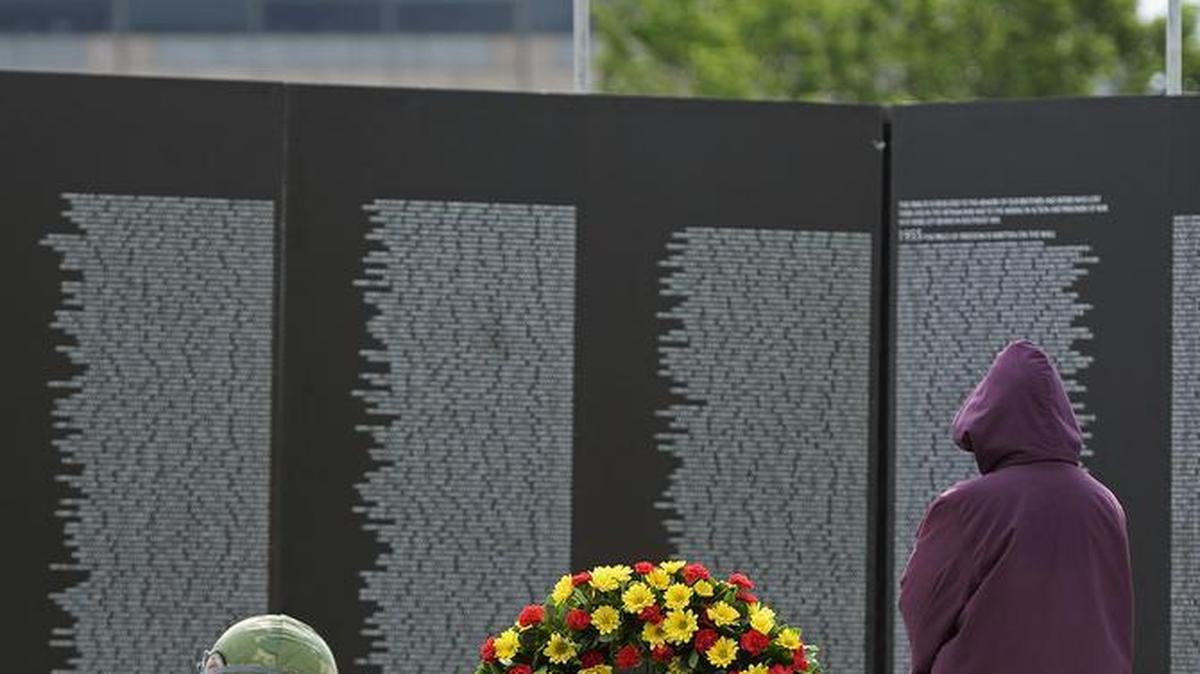 The public can visit the Traveling Vietnam Wall, a replica of the memorial in Washington, D.C., May 19-30 on the Southeast Lawn of the National WWI Museum and Memorial.