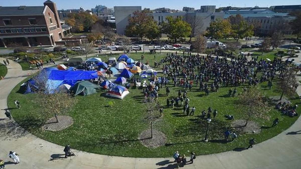 The University of Missouri is considering a set of proposed rules that would end protest camps like the one on the university’s Carnahan Quadrangle in Columbia last November.