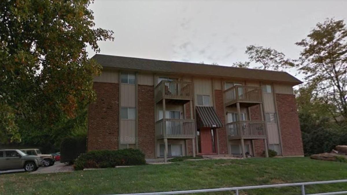 A person was found dead Tuesday after a fire at an apartment building at 505 North Gallatin St. in Liberty. This Google Maps Street View image of the building was taken in October 2016.