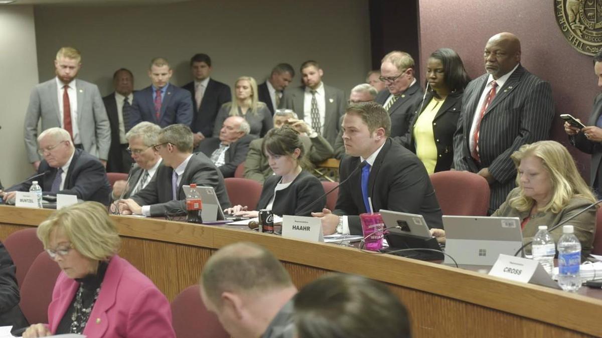 Rep. Elijah Haahr, a Springfield Republican, listened to testimony last week on Senate Joint Resolution 39, the “religious freedom” amendment.