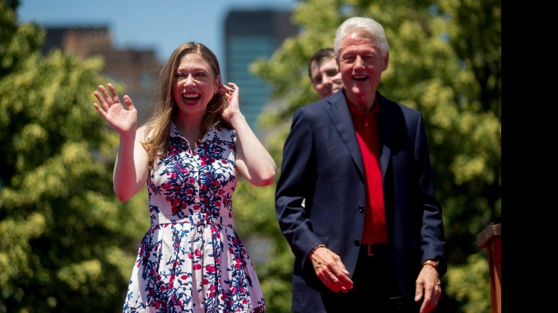 
Chelsea Clinton; Bill Clinton
