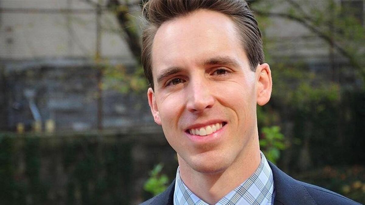 Missouri Attorney General Josh Hawley announced a U.S. Senate campaign in October. Democrats allege he illegally paid consultants for his Senate bid from his state campaign fund.