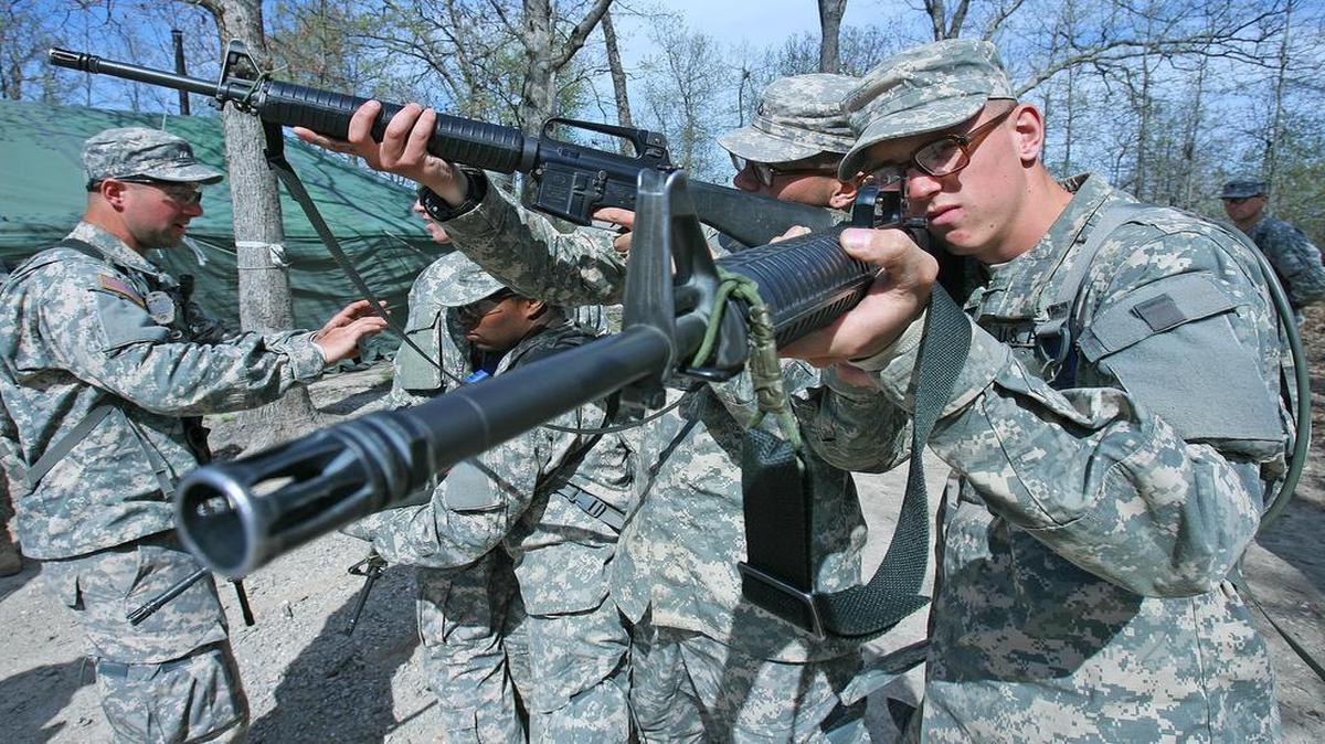 
Basic training at Fort Leonard Wood
