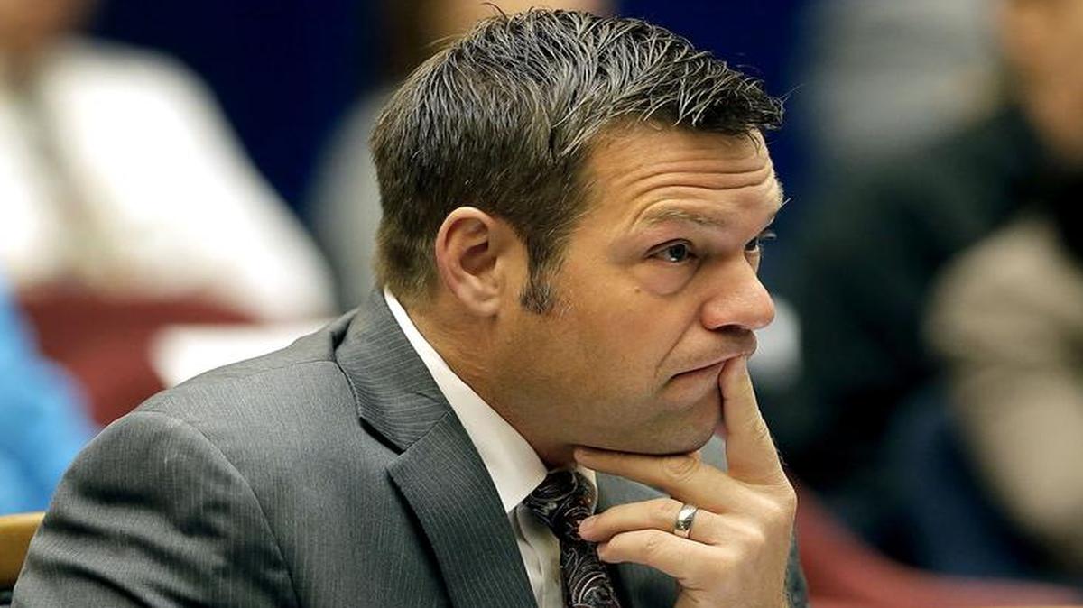 
Kansas Secretary of State Kris Kobach
