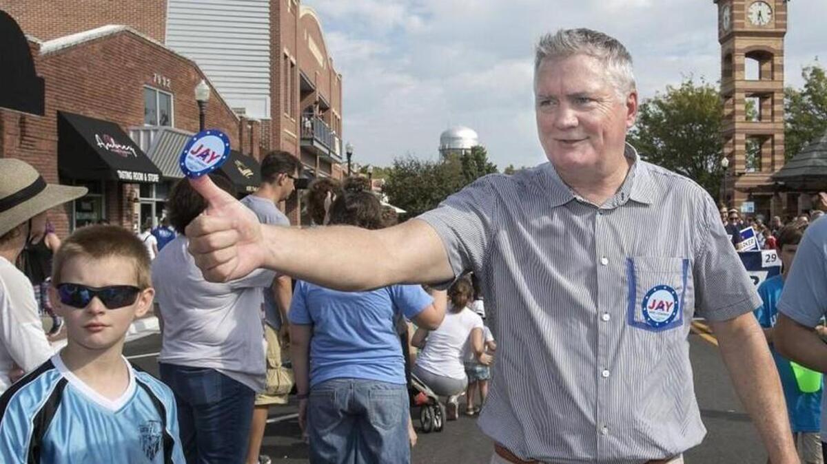 Jay Sidie, the Democratic candidate in Kansas’ 3rd District congressional race, was told to leave the parking lot of an early voting site Saturday after trying to campaign to close to a polling place. According to Kansas law, people cannot try to persuade voters to vote for a candidate within 250 feet of a voting site.