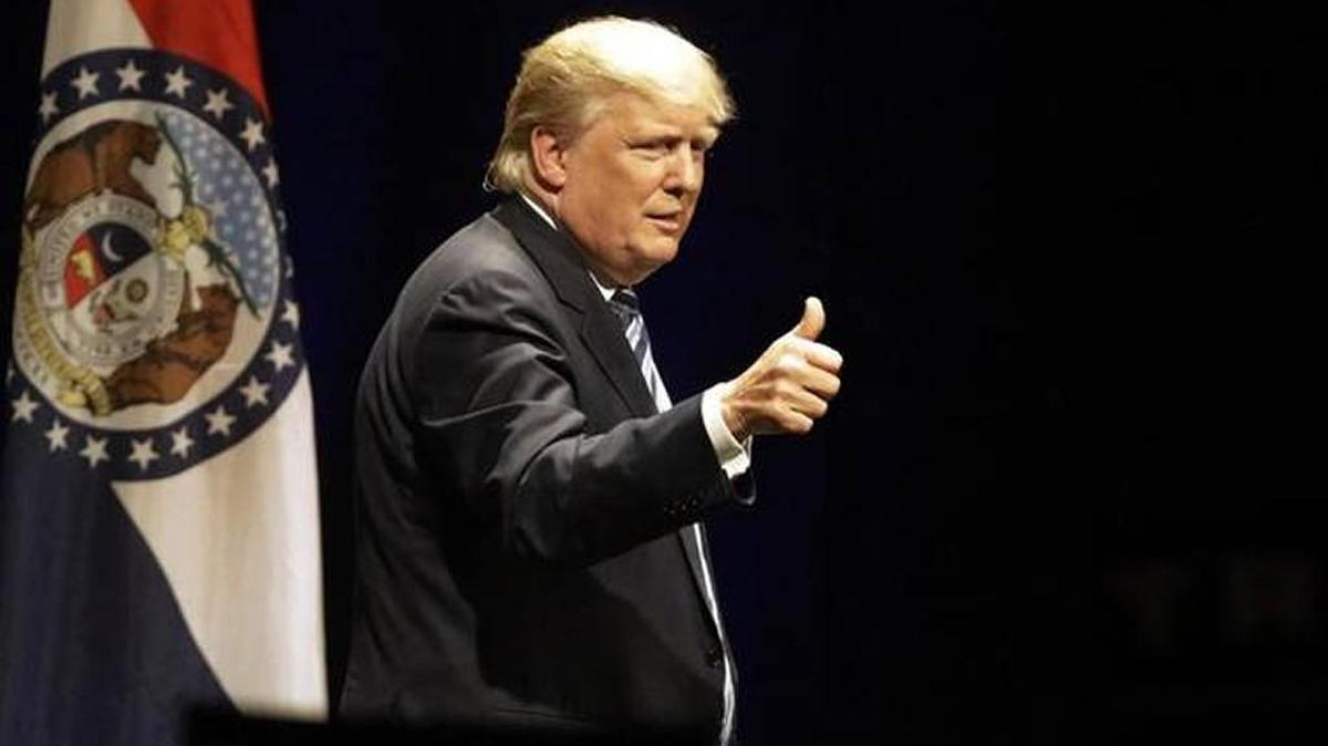 Republican presidential candidate Donald Trump after speaking during a campaign rally earlier this month in St. Louis.