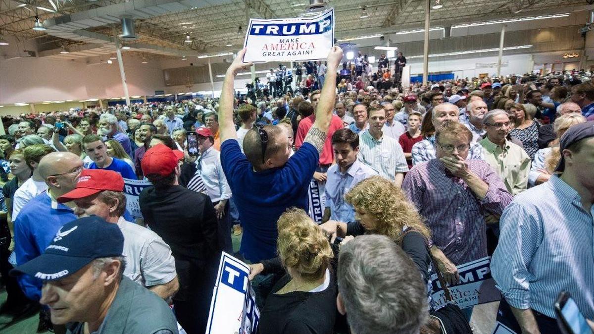 
Donald Trump rally in Georgia (AP Photo/John Amis)

